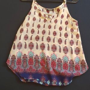 Blush see-through tank